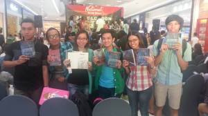 Some of the Pinoy Book Freaks Untied members atALex London's Book Signing Event
